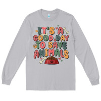 Moon Dust it's a good day to save animals Long Sleeve Tee - MaliasSmallBusiness