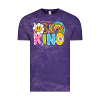 Cloud Purple always be kind Vintage Tee - NancyCooperArtShop