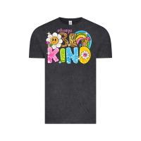 Vintage Black always be kind Vintage Tee - NancyCooperArtShop
