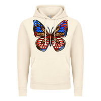 Vintage Artic 4th of july butterfly Vintage Hoodie - BundleAndBundleShop