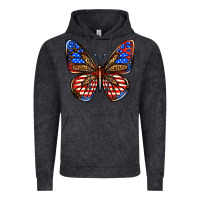Vintage Black 4th of july butterfly Vintage Hoodie - BundleAndBundleShop