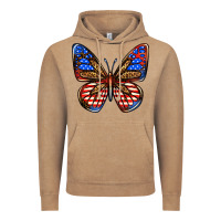 Vintage Coffee 4th of july butterfly Vintage Hoodie - BundleAndBundleShop