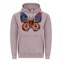 Vintage Zinc 4th of july butterfly Vintage Hoodie - BundleAndBundleShop