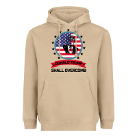 Mushroom DONALD TRUMP 2016 WE SHALL OVERCOMB Heavyweight Hoodie - Bettercallsaul