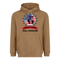 Toasted Coconut DONALD TRUMP 2016 WE SHALL OVERCOMB Heavyweight Hoodie - Bettercallsaul