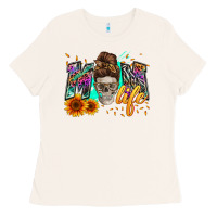 Bone mom life with skull Ladies Tee - Zillion Design Studio