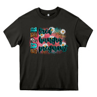 Asphalt super tired super hungry super pregnant Heavy Core Tee - Zillion Design Studio
