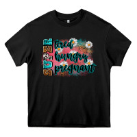 Black super tired super hungry super pregnant Heavy Core Tee - Zillion Design Studio