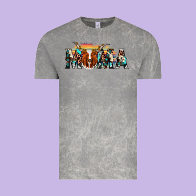 Longhorn Mama Vintage Tee Designed By Adodesignshop