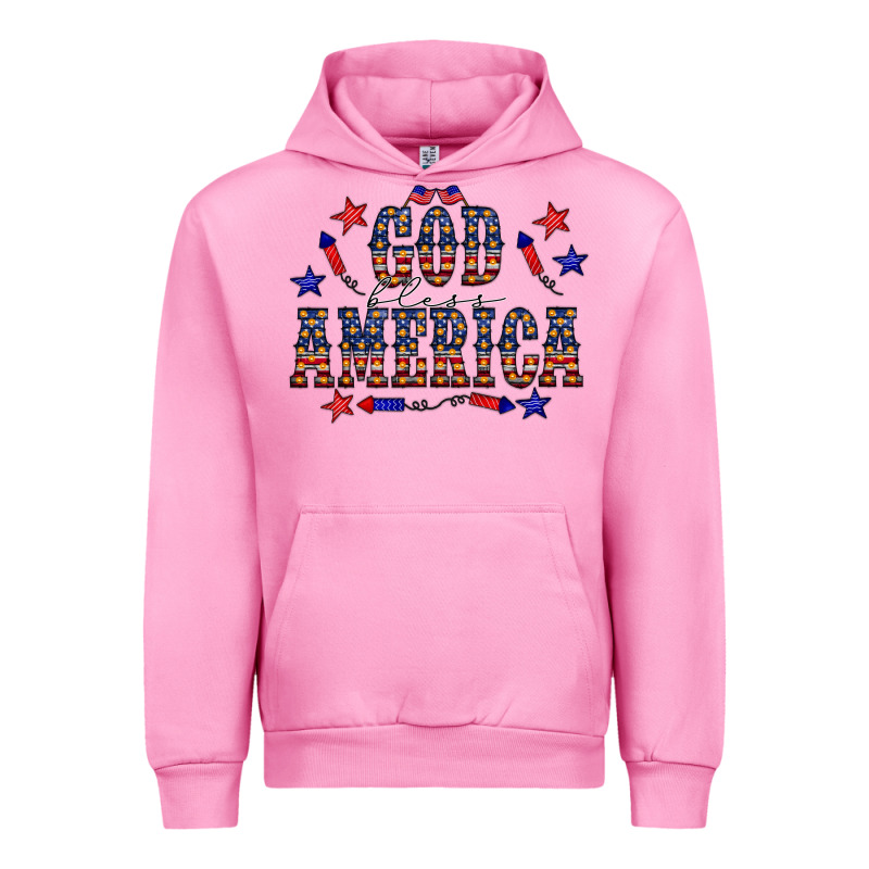 4 July God Bless America Western Urban Hoodie by CowCowDesign | Teevron