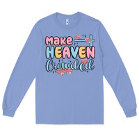 Colony Blue make heaven crowded Long Sleeve Tee - MaliasSmallBusiness