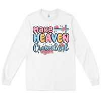 White make heaven crowded Long Sleeve Tee - MaliasSmallBusiness