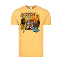 Actinup With Cowgirl Vintage Tee | Teevron