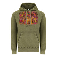 Vintage Olive cinco de mayo leopard glitter Vintage Hoodie - Artiststas