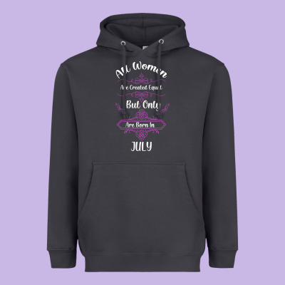 All Women Are Created Equal But Only The Smartest Are Born In July Bla Heavyweight Hoodie Designed By Bettercallsaul