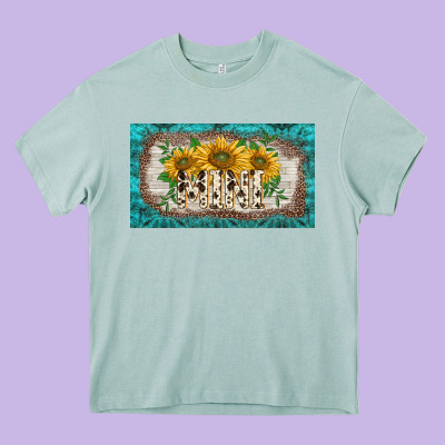 Western Mother's Day Mini  Cup Heavy Core Tee Designed By Barkaloodesign