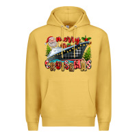 Antique Gold Merry Cruisemas Premium Hoodie - texasbilliewilder