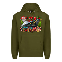 Army Green Merry Cruisemas Premium Hoodie - texasbilliewilder