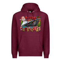 Burgundy Merry Cruisemas Premium Hoodie - texasbilliewilder