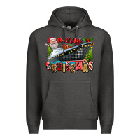 Charcoal Heather Merry Cruisemas Premium Hoodie - texasbilliewilder