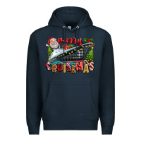 Navy Merry Cruisemas Premium Hoodie - texasbilliewilder