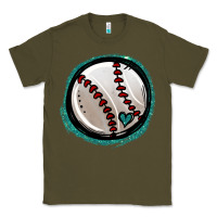 Army Green glitter baseball Classic Tee - Jasminsmagicworld