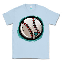 Dusty Blue glitter baseball Classic Tee - Jasminsmagicworld