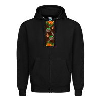 Black American football dad pen wrap Zipper Hoodie - BundleAndBundleShop