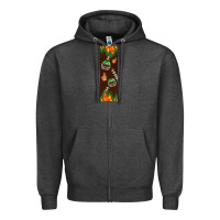 Charcoal Heather American football dad pen wrap Zipper Hoodie - BundleAndBundleShop