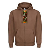 Chestnut American football dad pen wrap Zipper Hoodie - BundleAndBundleShop