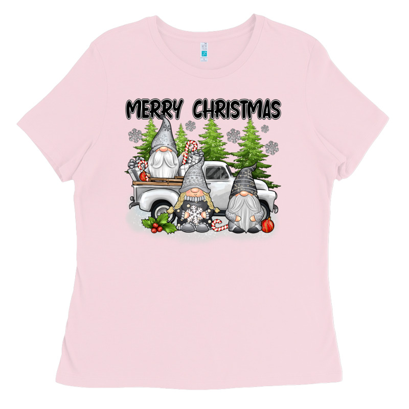 Merry Christmas Gnomies Ladies Tee by texasbilliewilder | Teevron
