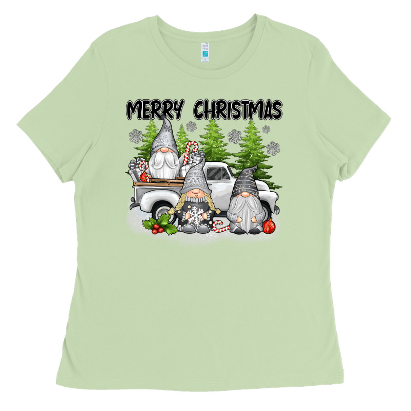 Merry Christmas Gnomies Ladies Tee by texasbilliewilder | Teevron