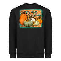Black It's Fall y'all pumpkins halloween and sunflowers Heavyweight Sweatshirt - Jasminsmagicworld
