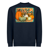 Navy It's Fall y'all pumpkins halloween and sunflowers Heavyweight Sweatshirt - Jasminsmagicworld
