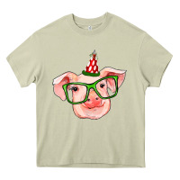 Mossy pig christmas Heavy Core Tee - RanaPortraitStore