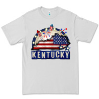 Dove Grey Kentucky 4th of July Premium Tee - CowGirlArtShop