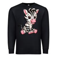 Black zebra Premium Sweatshirt - texasbilliewilder