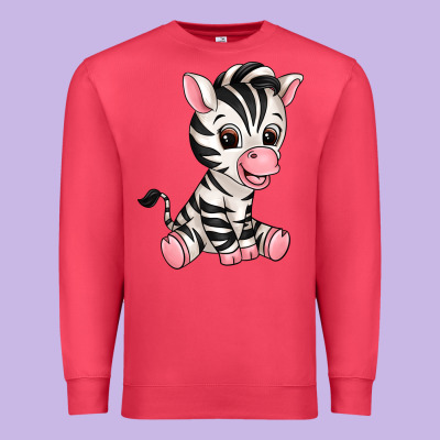 Zebra Premium Sweatshirt Designed By Texasbilliewilder