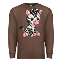 Chestnut zebra Premium Sweatshirt - texasbilliewilder