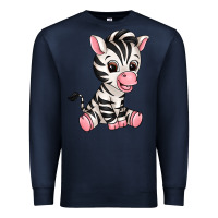 Navy zebra Premium Sweatshirt - texasbilliewilder