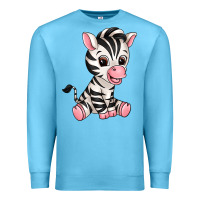 Ocean Blue zebra Premium Sweatshirt - texasbilliewilder