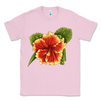 Bubblegum Pink Hawaiian Hibiscus Flower Illustrations Classic Tee - LillyAllenDesigns