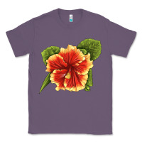 Lavender Hawaiian Hibiscus Flower Illustrations Classic Tee - LillyAllenDesigns