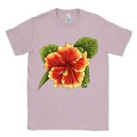 Lilac Hawaiian Hibiscus Flower Illustrations Classic Tee - LillyAllenDesigns