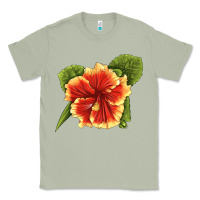 Matcha Hawaiian Hibiscus Flower Illustrations Classic Tee - LillyAllenDesigns