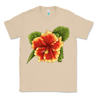 Mushroom Hawaiian Hibiscus Flower Illustrations Classic Tee - LillyAllenDesigns