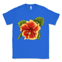True Royal Hawaiian Hibiscus Flower Illustrations Classic Tee - LillyAllenDesigns