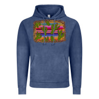 Vintage Denim cinco de mayo leopard frame Vintage Hoodie - Artiststas