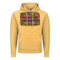 Vintage Mustard cinco de mayo leopard frame Vintage Hoodie - Artiststas