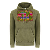 Vintage Olive cinco de mayo leopard frame Vintage Hoodie - Artiststas